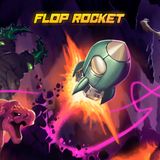 Boxart for the Butterscotch Shenanigans game Flop Rocket