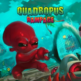 Boxart for the Butterscotch Shenanigans game Quadropus Rampage